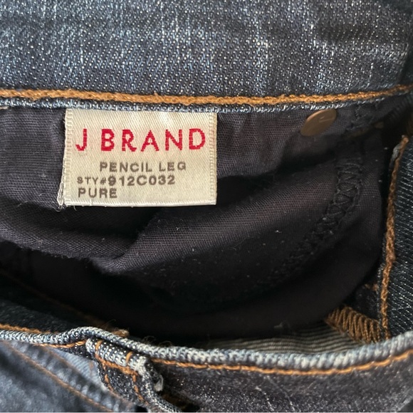 J Brand Pencil Leg Dark Blue Mid Rise Skinny Jeans - Picture 7 of 11